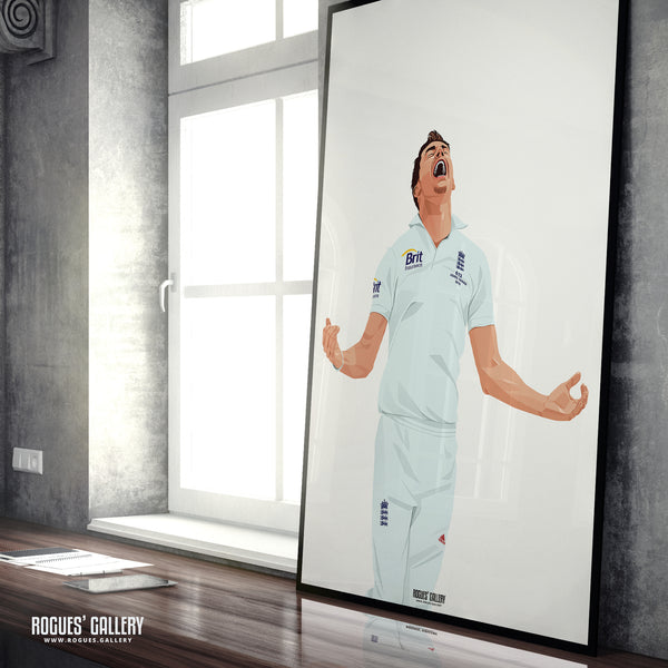 End of an era - Jimmy Anderson - England Seam Bowling Legend - A0, A1, A2 & A3 Prints