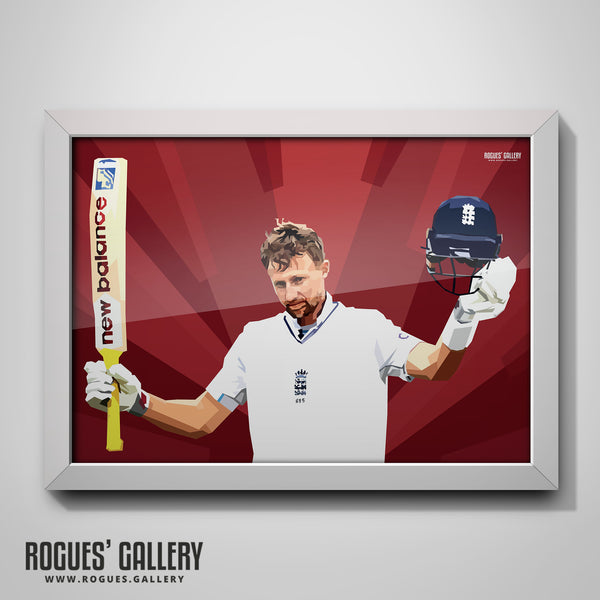 Another Ton - Joe Root - England Cricket Captain & Legend - A0, A1, A2 or A3 Prints
