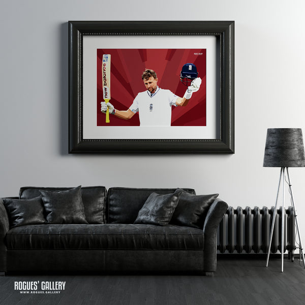 Another Ton - Joe Root - England Cricket Captain & Legend - A0, A1, A2 or A3 Prints
