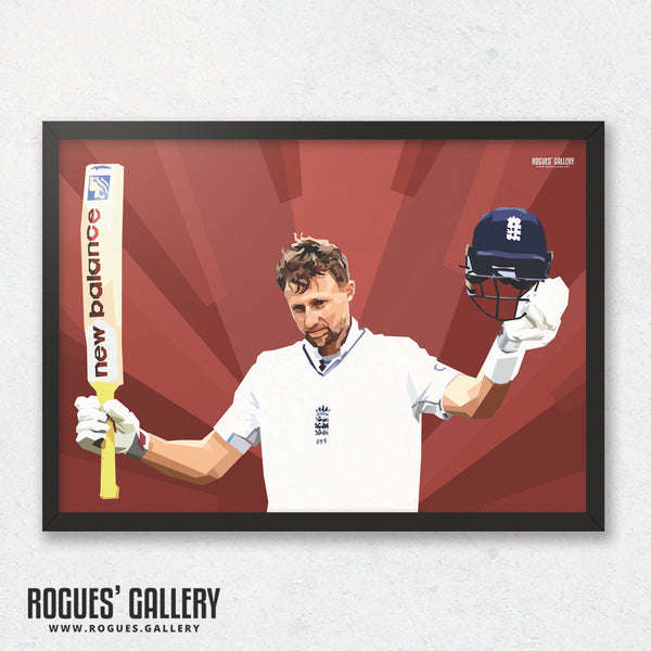 Another Ton - Joe Root - England Cricket Captain & Legend - A0, A1, A2 or A3 Prints