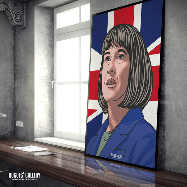 The Friend of Business? - Rachel Reeves - Politics Series A3, A2, A1 or A0 Icon Print
