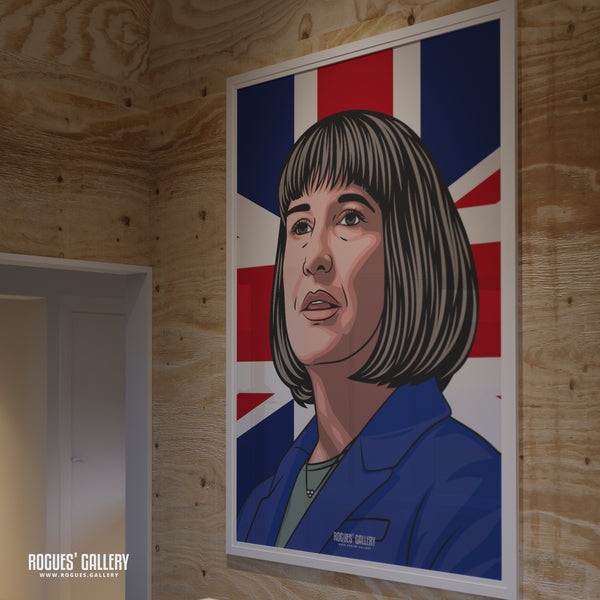 The Friend of Business? - Rachel Reeves - Politics Series A3, A2, A1 or A0 Icon Print