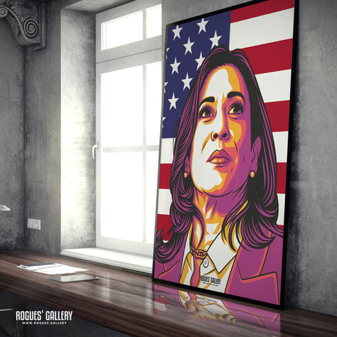 The Chosen One - Kamala Harris - Politics Series A3, A2, A1 or A0 Icon Print