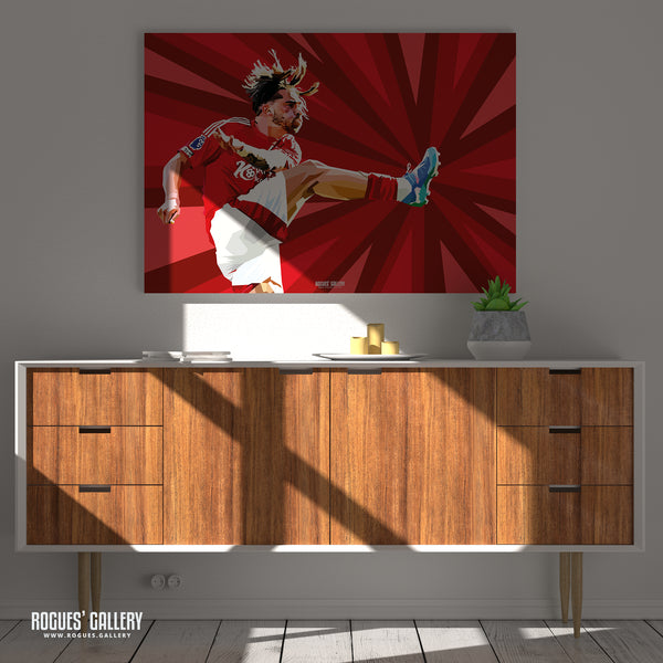 Jota Silva - Nottingham Forest - A0, A1, A2 or A3 Prints