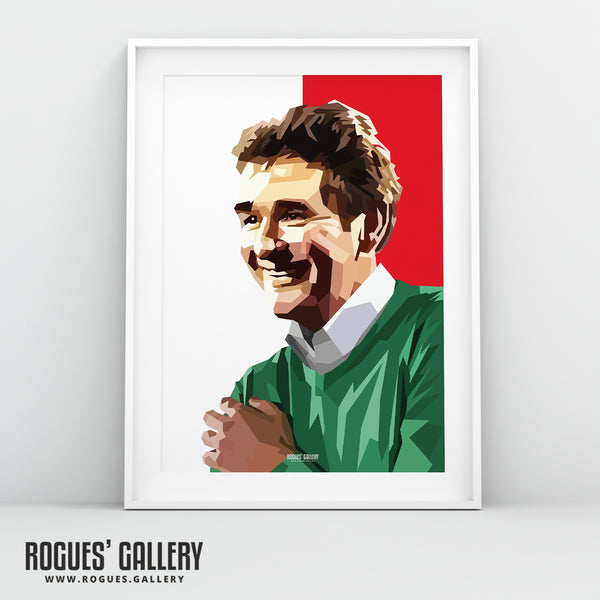 Sir Brian Clough - 50 Years On, still in the Top One - Nottingham Forest - A0, A1, A2 or A3 Prints