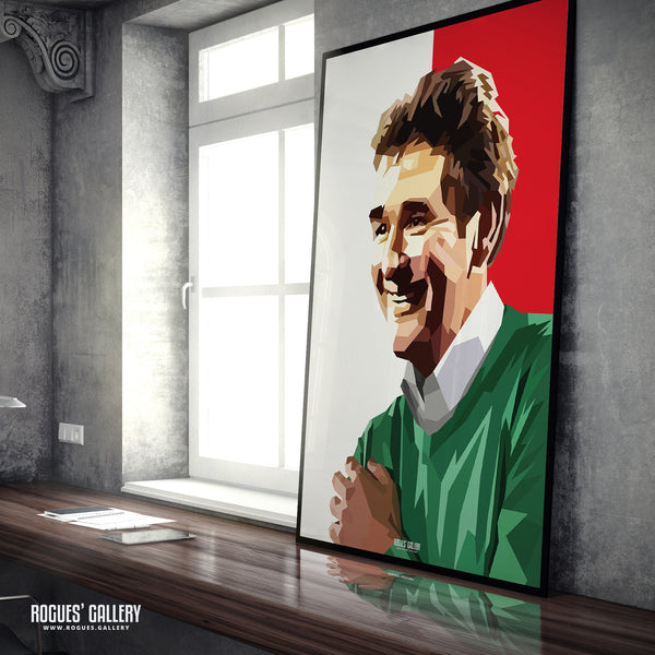 Sir Brian Clough - 50 Years On, still in the Top One - Nottingham Forest - A0, A1, A2 or A3 Prints