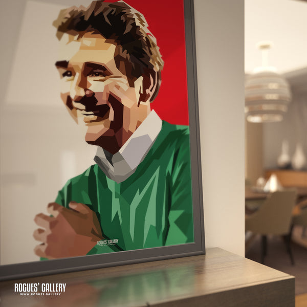 Sir Brian Clough - 50 Years On, still in the Top One - Nottingham Forest - A0, A1, A2 or A3 Prints