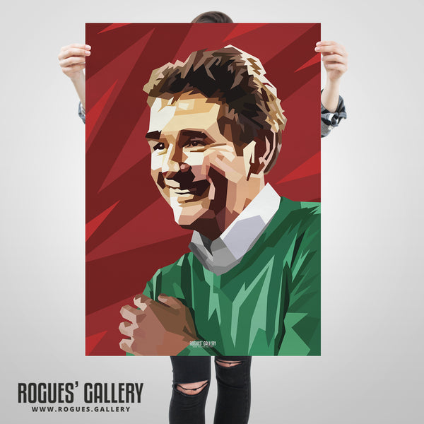 Sir Brian Clough - 50 Years On, still in the Top One - Nottingham Forest - A0, A1, A2 or A3 Prints