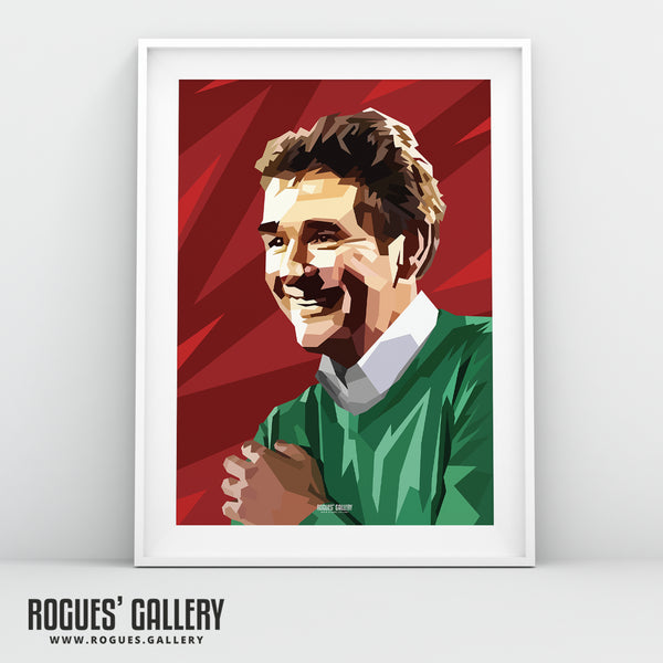 Sir Brian Clough - 50 Years On, still in the Top One - Nottingham Forest - A0, A1, A2 or A3 Prints