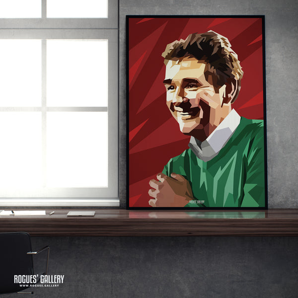 Sir Brian Clough - 50 Years On, still in the Top One - Nottingham Forest - A0, A1, A2 or A3 Prints