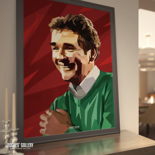 Sir Brian Clough - 50 Years On, still in the Top One - Nottingham Forest - A0, A1, A2 or A3 Prints
