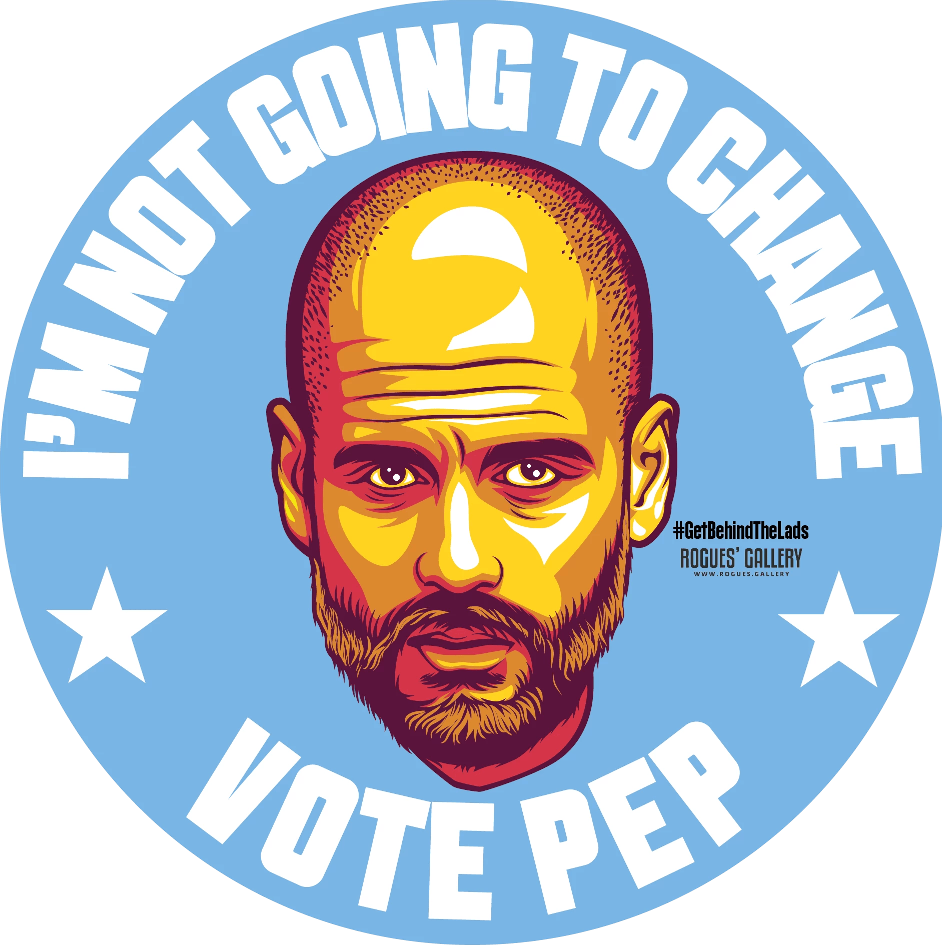 #GetBehindTheLads Football Campaign Stickers