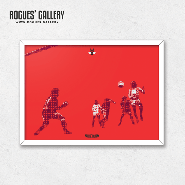 40 Years On - Bomber's Goal: Dots - A3 Print