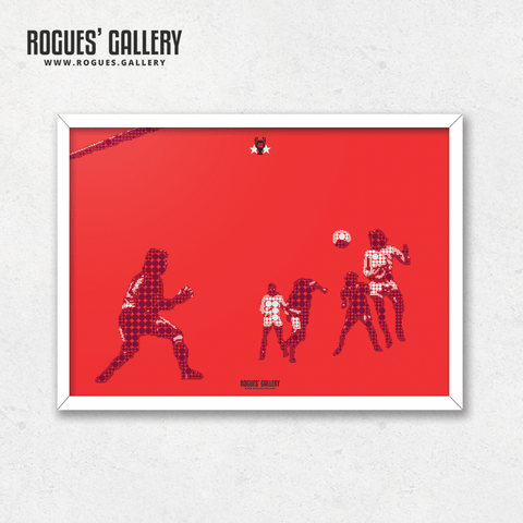 40 Years On - Bomber's Goal: Dots - A3 Print