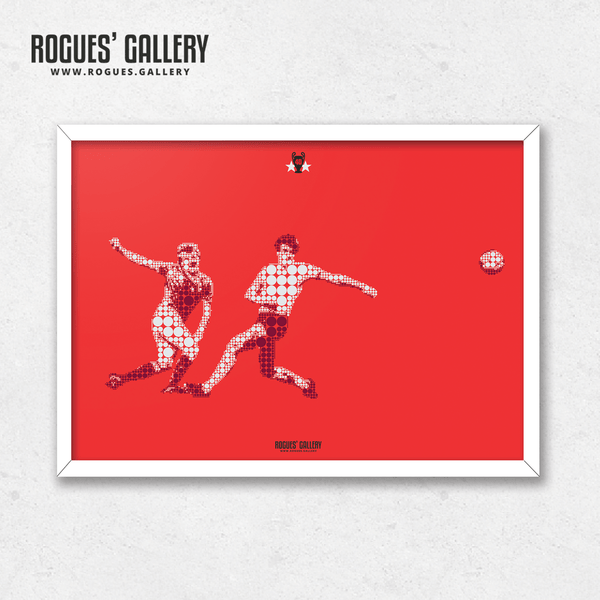 40 Years On - Colin's Goal: Dots - A3 Print