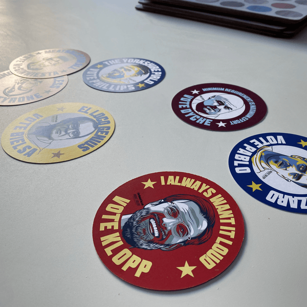 #GetBehindTheLads Football Beer Mats