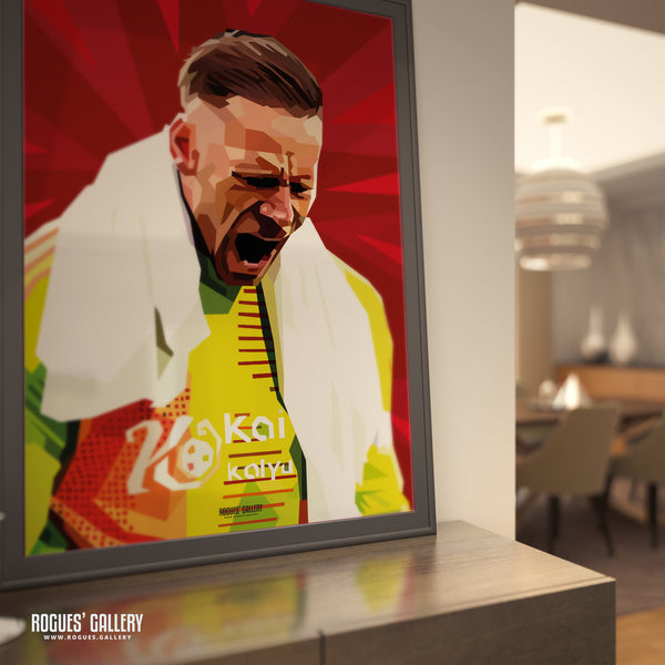 Matz Sels - Nottingham Forest - A0, A1, A2 or A3 Modern Art Prints