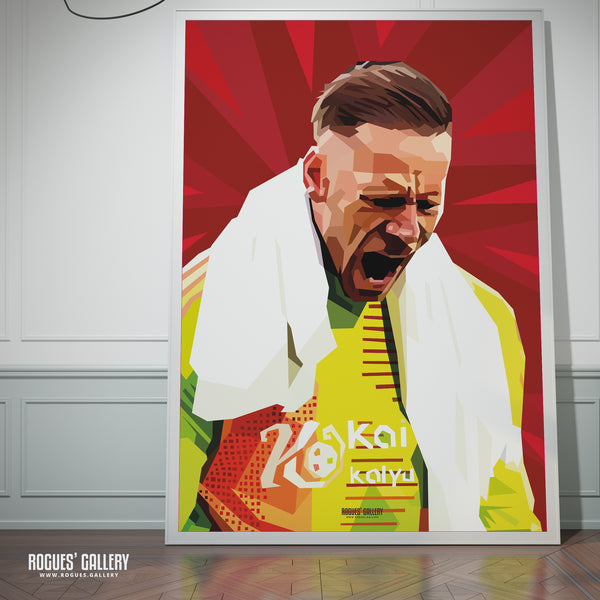 Matz Sels - Nottingham Forest - A0, A1, A2 or A3 Modern Art Prints