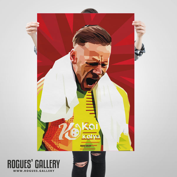 Matz Sels - Nottingham Forest - Signed A3 Modern Art Prints