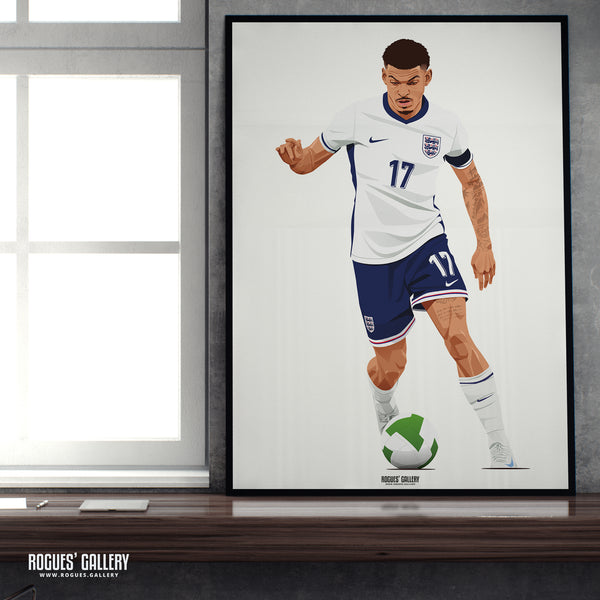 Morgan Gibbs-White - Nottingham Forest & England - A0, A1, A2 or A3 Prints