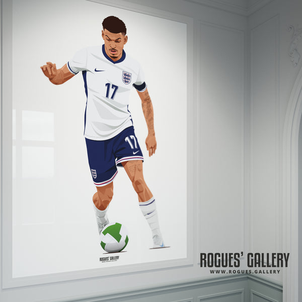 Morgan Gibbs-White - Nottingham Forest & England - A0, A1, A2 or A3 Prints