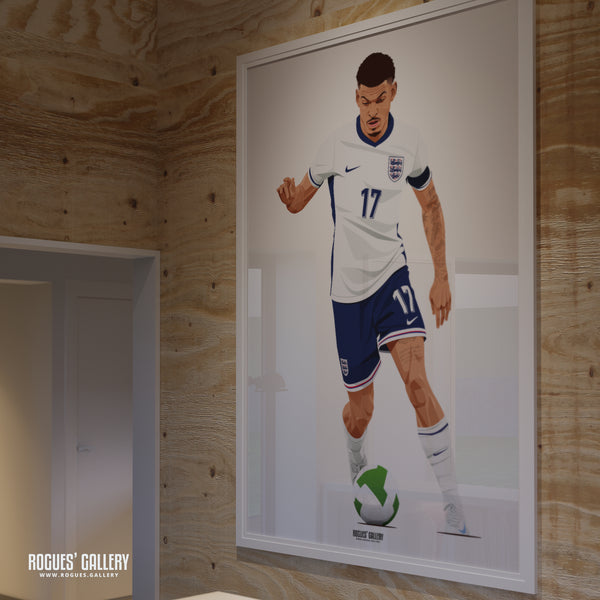 Morgan Gibbs-White - Nottingham Forest & England - A0, A1, A2 or A3 Prints