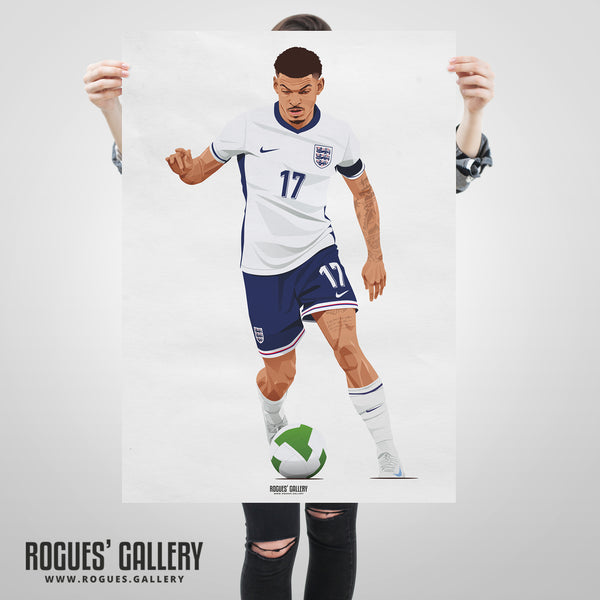 Morgan Gibbs-White - Nottingham Forest & England - A0, A1, A2 or A3 Prints