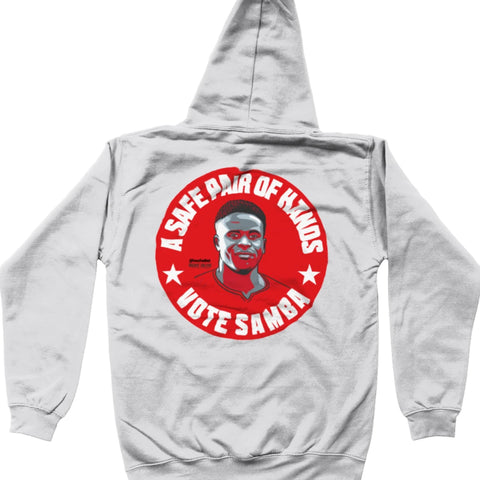 Vote Samba Get Behind The Lads Kids Hoodie