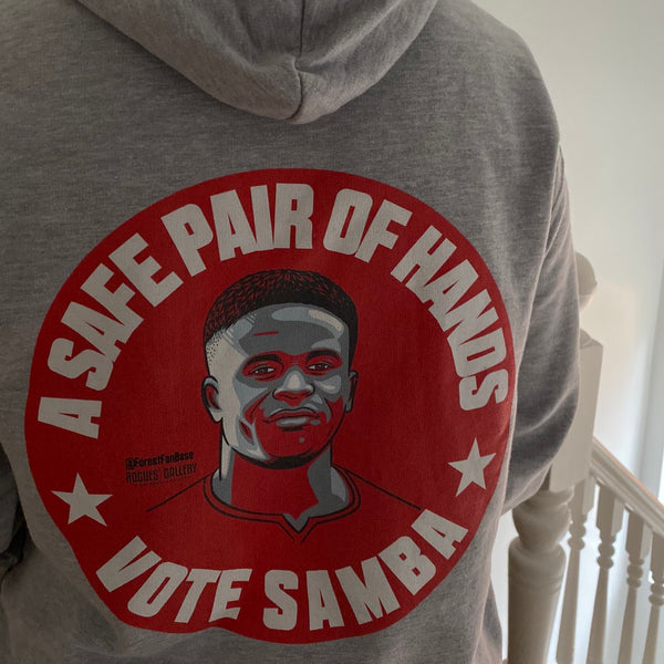 Vote Samba Get Behind The Lads Unisex Hoodie
