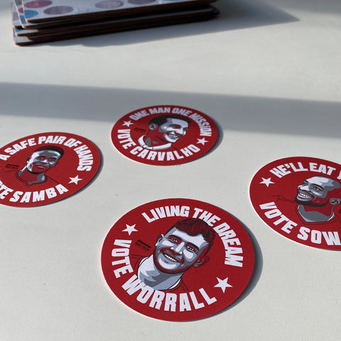 Forest #GetBehindTheLads Campaign Beer Mats