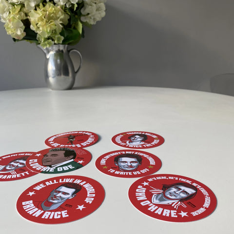 Forest Retro - #GetBehindTheLads Beer Mats - Pick'n'mix