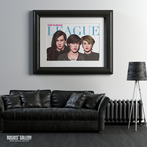 80s Retro Project: The Human League - A3, A2, A1 or A0 Pop Art Prints
