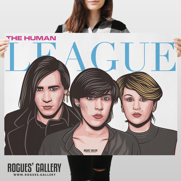 80s Retro Project: The Human League - A3, A2, A1 or A0 Pop Art Prints
