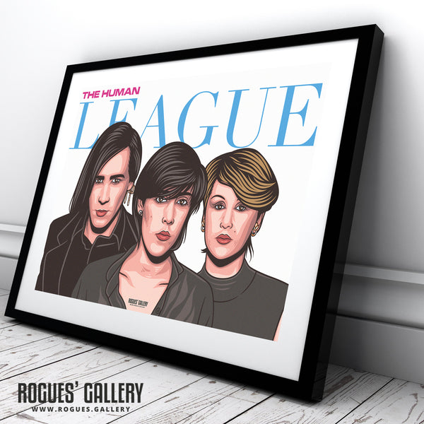 80s Retro Project: The Human League - A3, A2, A1 or A0 Pop Art Prints