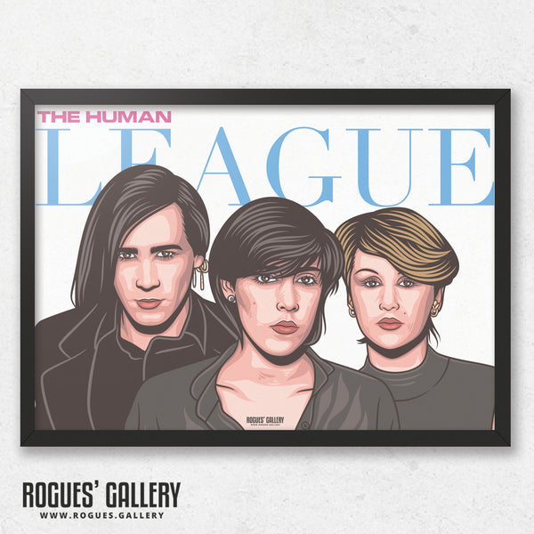80s Retro Project: The Human League - A3, A2, A1 or A0 Pop Art Prints