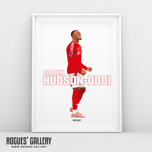 Callum Hudson-Odoi - Nottingham Forest - A0, A1, A2 or A3 Name Prints