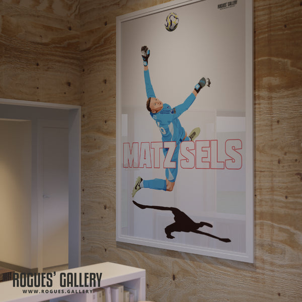 Matz Sels Saves - Nottingham Forest - A0, A1, A2 or A3 Name Prints