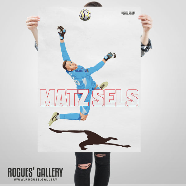 Matz Sels Saves - Nottingham Forest - Signed A3 Name Prints