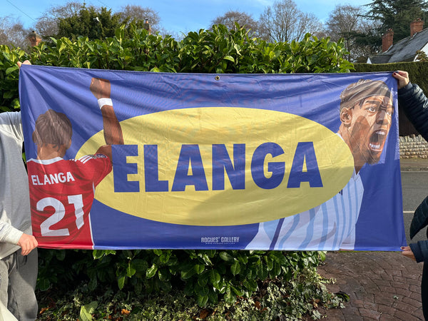 Anthony Elanga - Nottingham Forest - Ultimate Extra High Quality Fan Flag