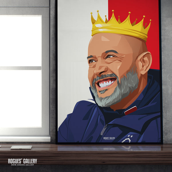 King Nuno Espírito Santo - Nottingham Forest - A0, A1, A2 or A3 Prints