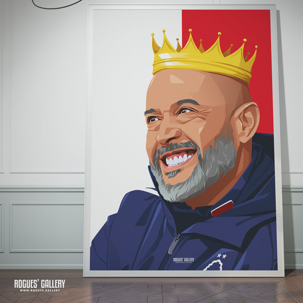 King Nuno Espírito Santo - Nottingham Forest - A0, A1, A2 or A3 Prints