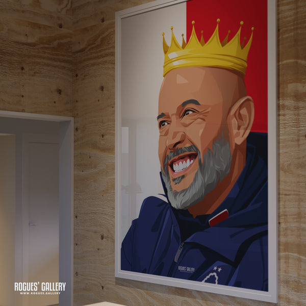 King Nuno Espírito Santo - Nottingham Forest - Signed A3 Prints