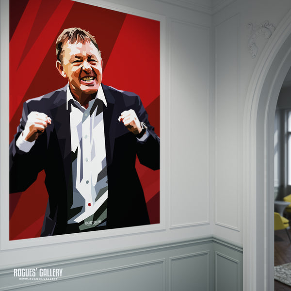 Billy Davies - Former Nottingham Forest Manager - Signed A3 Prints