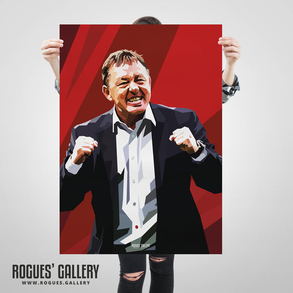 Billy Davies - Former Nottingham Forest Manager - A0, A1, A2 or A3 Prints