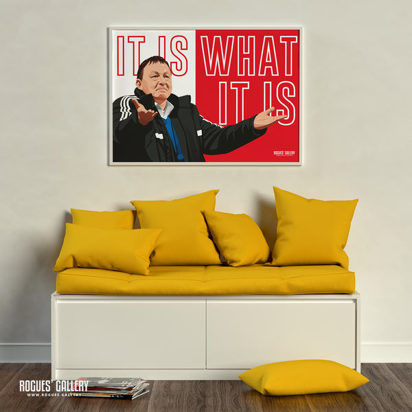 Billy Davies: It Is What It Is - Former Nottingham Forest Manager - Signed A3 Prints