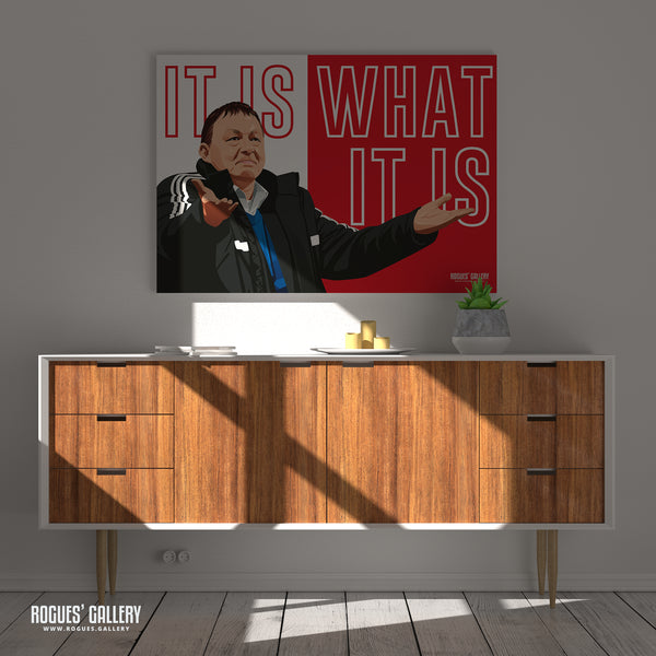 Billy Davies: It Is What It Is - Former Nottingham Forest Manager - Signed A3 Prints