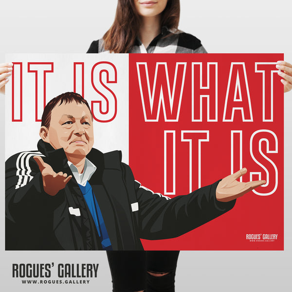 Billy Davies: It Is What It Is - Former Nottingham Forest Manager - Signed A3 Prints