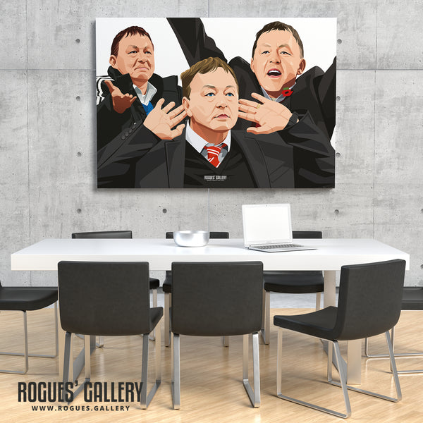 Billy Davies Montage - Former Nottingham Forest Manager - Signed A3 Prints