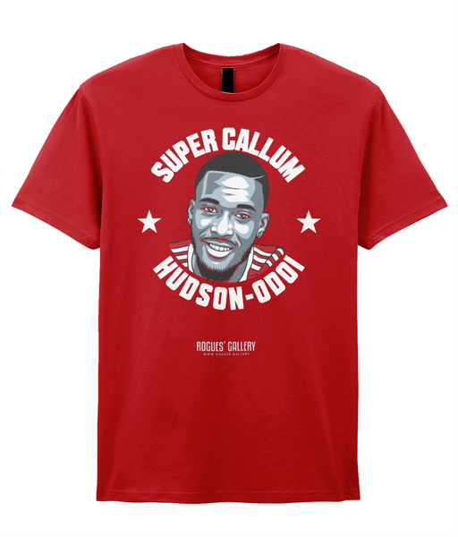 Wembley 2025  Callum Hudson-Odoi Red or Black T-Shirts