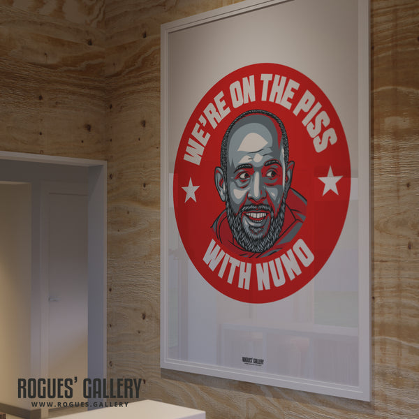 Nuno Espírito Santo - Nottingham Forest - Signed A3 #GetBehindTheLads Prints